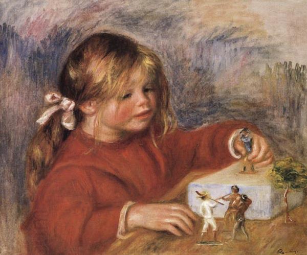 Pierre Renoir Coco Playing China oil painting art